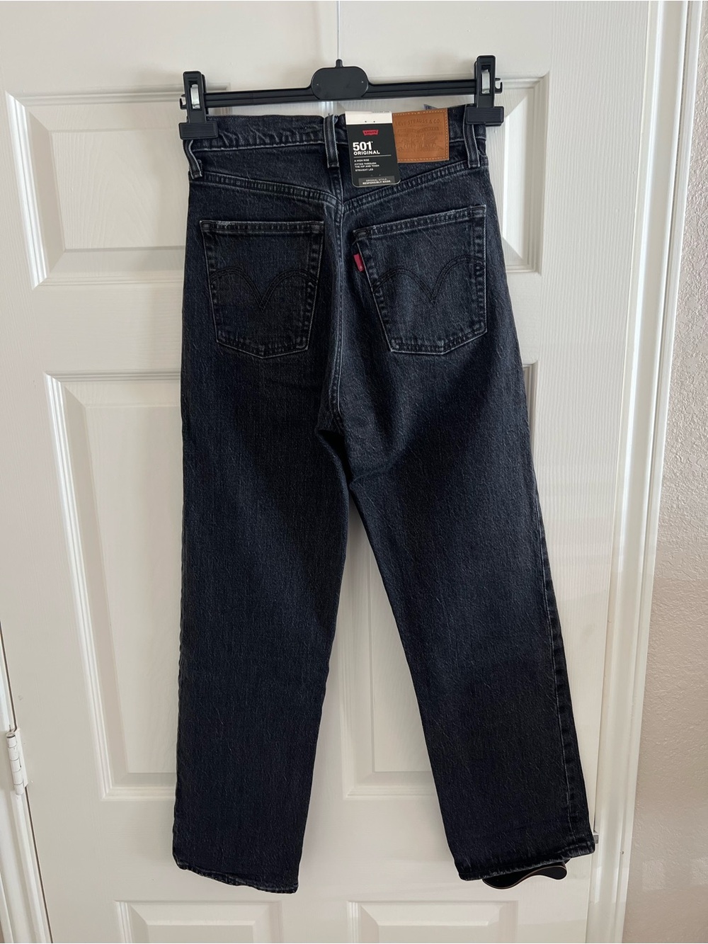Levi's Black Straight-Leg 501 Women’s Jeans